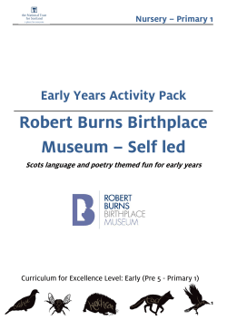 Nursery - Robert Burns Birthplace Museum
