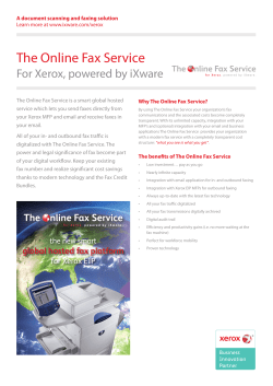 The Online Fax Service
