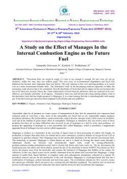 A Study on the Effect of Manages In the Internal Combustion Engine