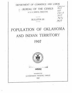 population of oklahoma and indian· territory