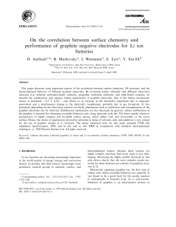 On the correlation between surface chemistry and performance of