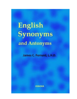 English Synonyms - OnlinePilotExam