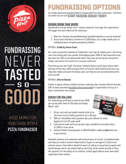 fundraising - The InnerCrust