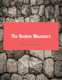 The Boston Massacre