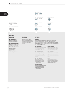 CUTTING, SHAPING EFFECTS COLOURS