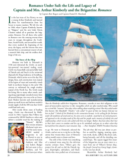 Romance Under Sail: the Life and Legacy of Captain and Mrs