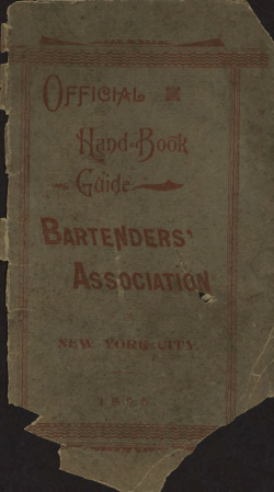 OFFICIAL Hand Book AND Guide BARTENDERS
