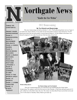 2012 Homecoming - Northgate School District