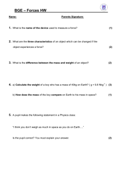 BGE &ndash; Forces HW - Larbert High School