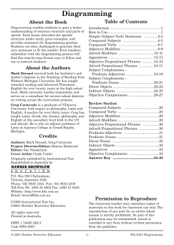 Diagramming - Hawker Brownlow Education