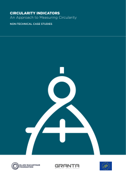 Non-Technical Case Studies - The Ellen MacArthur Foundation