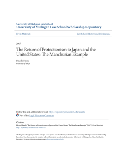 The Return of Protectionism to Japan and the United States: The