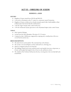 2.2.1 Obelisk of Axum
