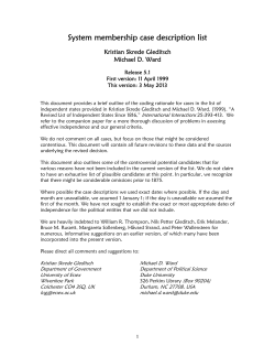 case description - University of Essex
