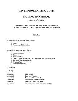 The LSC Sailing Handbook
