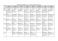 Paper Program - Australian Agricultural and Resource Economics
