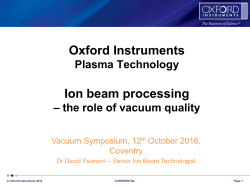 Ion beam processing