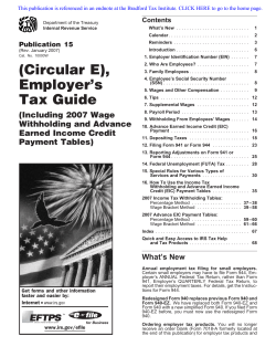 Publication 15 (Rev. January 2007)