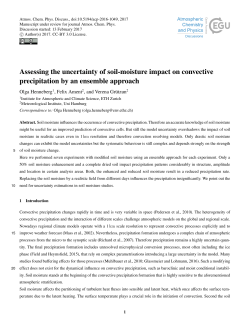 Assessing the uncertainty of soil-moisture impact on convective