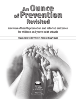 An Ounce of Prevention Revisited