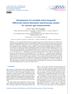 Development of a portable active long-path differential