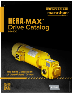 Drive Catalog - Marathon Electric
