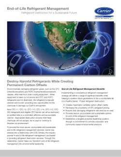 End-of-Life Refrigerant Management