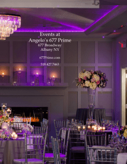 Events at Angelo`s 677 Prime