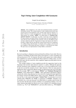 Top-k String Auto-Completion with Synonyms