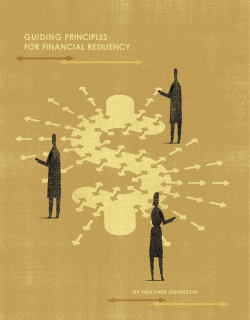 guiding principles for financial resiliency