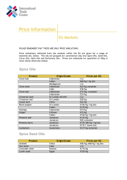 Price Information