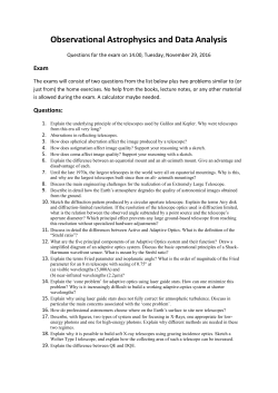 Observational Astrophysics and Data Analysis