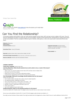 Can You Find the Relationship?