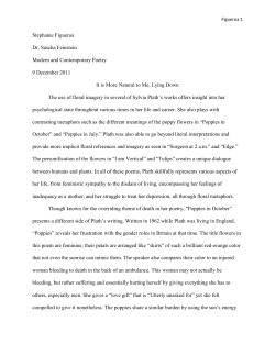 English 332: "It is More Natural to Me, Lying Down"