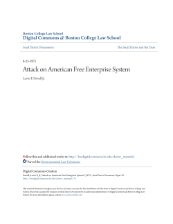 Attack on American Free Enterprise System