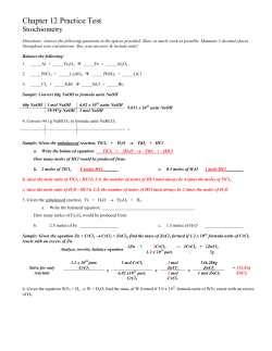 Chapter 12 Practice Test