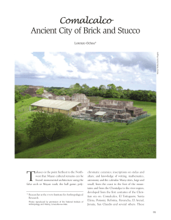 Comalcalco Ancient City of Brick and Stucco - Revistas