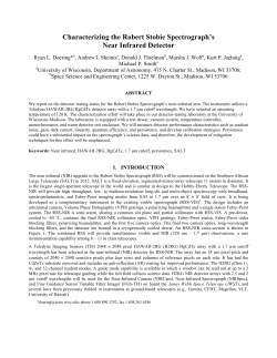 Characterizing the Robert Stobie Spectrograph`s Near Infrared