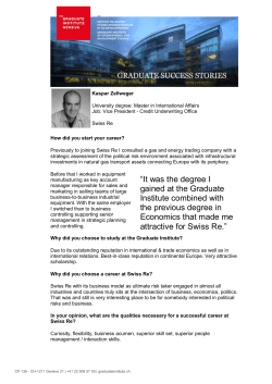 Kaspar Zellweger - Graduate Institute of International and