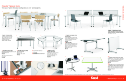 Propeller Tables and Desks brochure