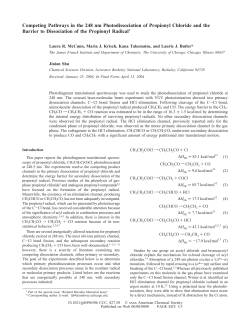 Competing Pathways in the 248 nm Photodissociation of Propionyl