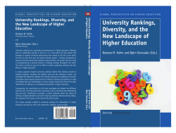 University Rankings, Diversity, and the New