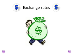 Exchange rates - Gore High School