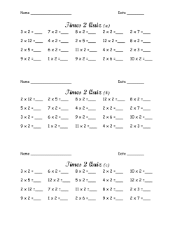 Times 2 Quiz