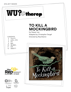 To Kill A MocKingbird - Repertory Theatre of St. Louis
