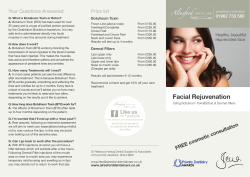 Facial Rejuvenation - Alresford Dental Care