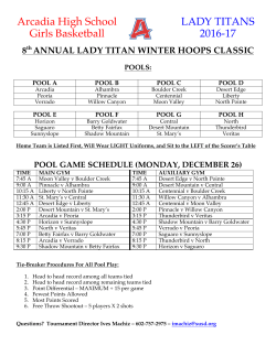 Lady Titan Winter Hoops Classic - Peoria Unified School District