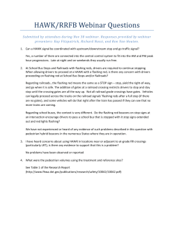 Attendee Q and A - PedBikeInfo.org
