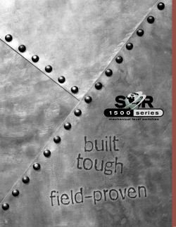 1500 Series Brochure - Applied Measurement and Control