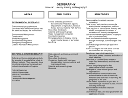 geography - Elon University
